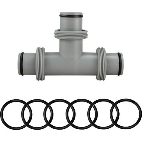 Pool-Schlauchadapter, T-Stück-Verlängerung für 38-mm-Schlauchanschluss, 3-Wege-Schlauchverbindung, Pool-Anschlusskit für Intex Bestway Coleman Pool-Schlauchverlängerung (1/5)