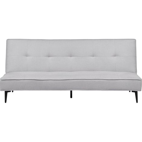 Schlafsofa 3-Sitzer ESSVIK Stoff Hellgrau