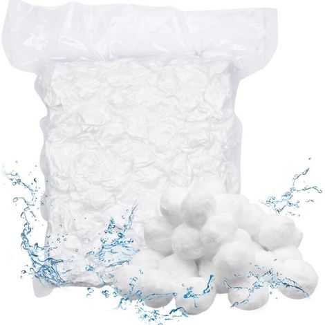 800 g 30-50 mm Boules filtrantes de piscine réutilisables. alternative au sable filtrant de piscine. adaptées de filtration de piscine