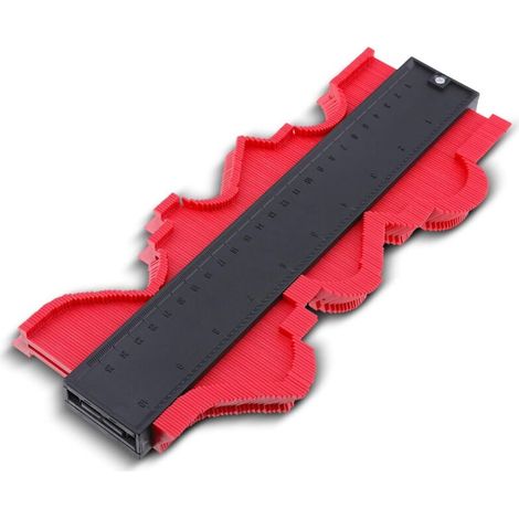 Calibro di contorno, coltello di contorno, calibro di duplicazione, duplicatore di laminati per rivestimento di tubi, strumento di marcatura del legno, copiatore di profili con scala, contatore di con