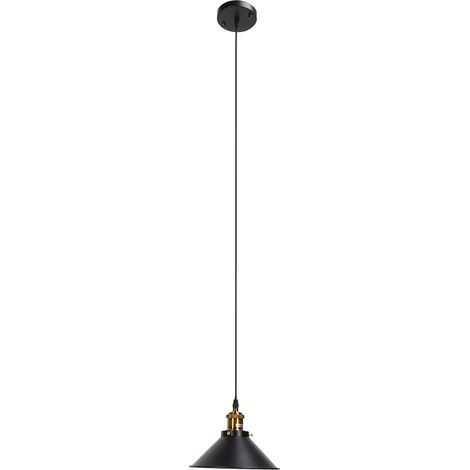 Plafonnier en fer forgé de Style industriel rétro Simple, luminaire suspendu avec Cage en métal noir E27, 85 à 240V