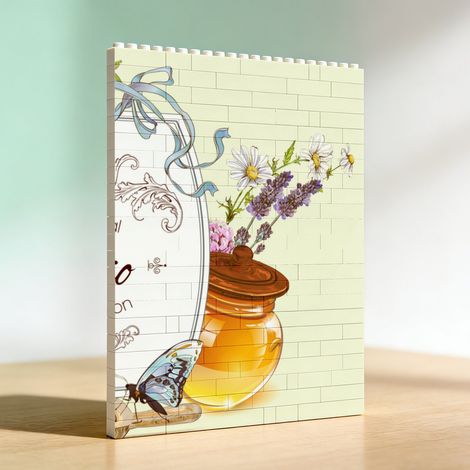 Souvenir unique en blocs : décoration pour les amis et la famille, idée cadeau (1/5)