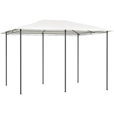 Tonnelle de Jardin Tente de réception - Rapide à Installer 3x4x2,6 m Crème 160 g/m² BV413506 - BonneVie (1/3)