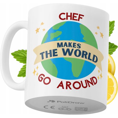Lustige Tasse für Köche – Kaffee- oder Teetasse mit witzigem Textdesign – ideal für Geburtstage, Namenstage, Feiertage und besondere Anlässe. Hochwertige Tasse für Zuhause, Büro und Arbeit. Farbe: Wei
