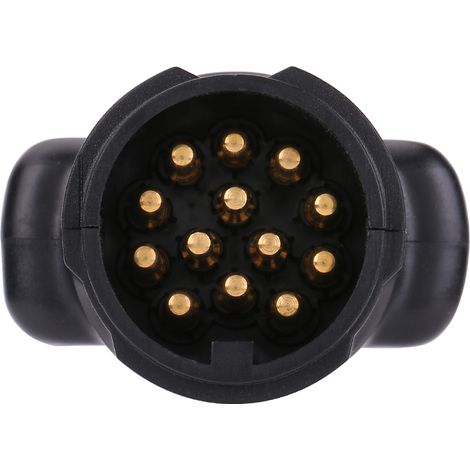 12V 13-poliger LED-Verkabelungstester für Anhängersteckdose, Stromkreisverbinder, Diagnosegerät für Wohnwagenkupplungen, Lichttester. (1/5)