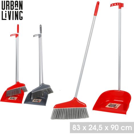 Ensemble pelle aéroport et balayette "Red Silver" - Couleur aléatoire- L 83 x P 24,5 x H 90 cm - Livraison gratuite