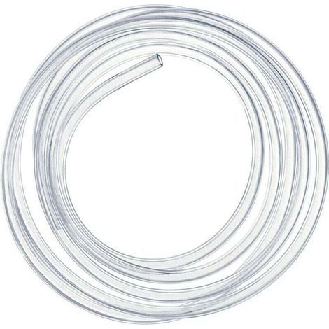 Tuyau Transparent de Pression 3 mètres, 10 × 12mm Tuyauterie Flexible Tube de PVC (1/4)