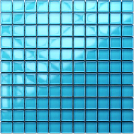 Ilcom mosaico in vetro su rete per bagno e cucina 30cm x 30cm - Celestial (1/5)
