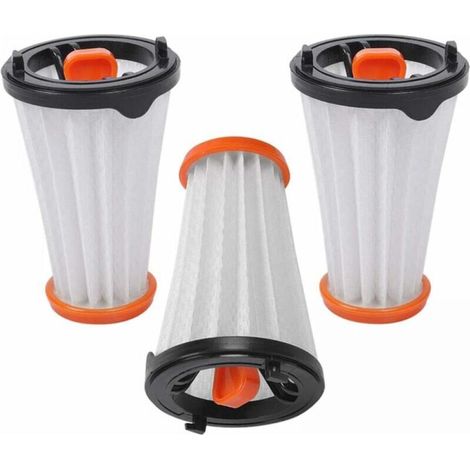 Pack of 3 replacement filters for AEG/Electrolux Rapido and Ergorapido vacuum cleaners Replaces AEG AEF 144 / Electrolux EF144 (1/5)