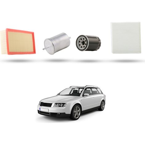 Kit Tagliando 4 filtri compatibile con Audi A4 (B6,B7) 2.4 v6 125kw dal 2001 al 2008 (1/5)