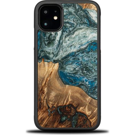 Custodia Bewood Unique per iPhone 11 - Pianeti - Terra (1/4)