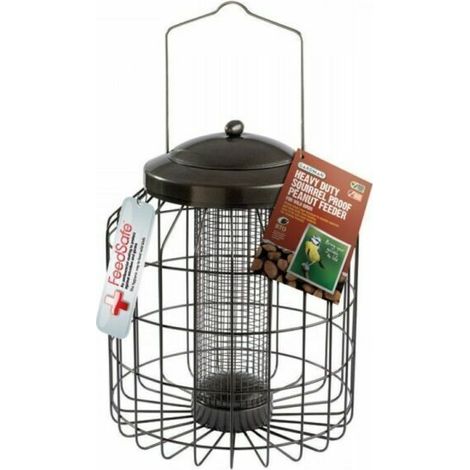 Gardman Heavy Duty Squirrel Proof Fort Wild Bird Food Peanut Feeder Steel (1/3)
