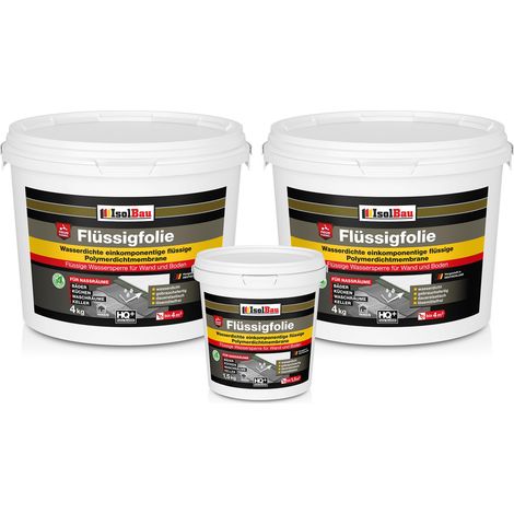 Flüssigfolie 9,5 kg Original Dichtfolie Hoch-Flexibel Abdichtung Bad Dusche (1/5)