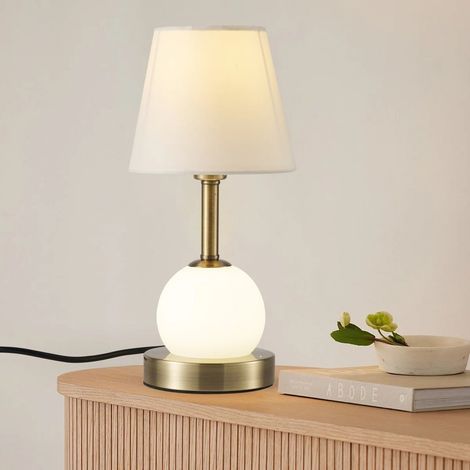 32cm Small LED Table Lamp,Dimmable bedside table lamp,Modern Table Lamp for Bedrooms, Living Rooms, Children's Rooms, and Home Offices (1/5)