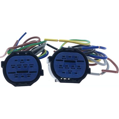 10-pin connector for headlight sockets of Hyundai Elantra models from Beijing and Lingdong, specific to the Yueda wiring harness -- JB1968-10P