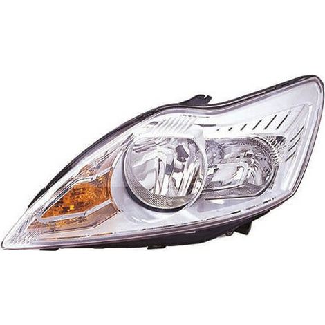Phare avant gauche chromé H1/H7 Ford Focus 2 phase 2 2008-2010