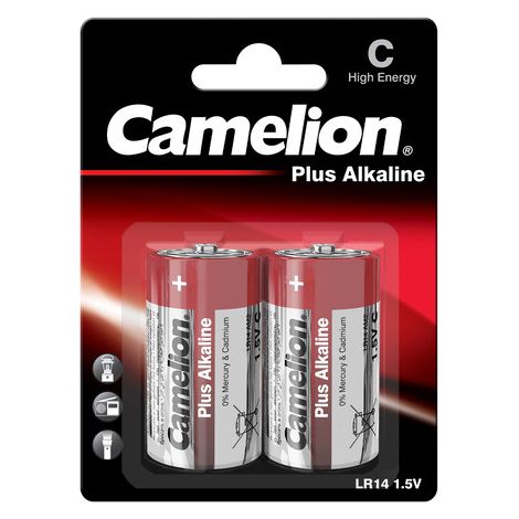 CAMELION Baby-Batterie, Plus-Alkaline, LR14, 2 Stück (1/5)