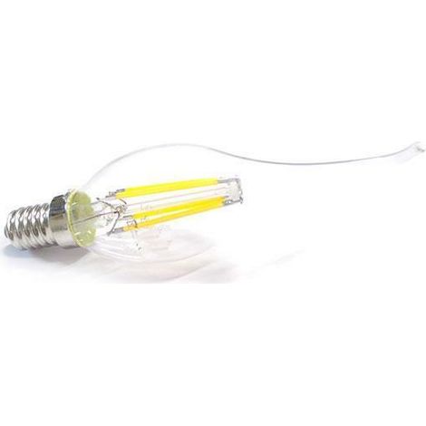 Lampadina led e14 6w colpo di vento attacco piccolo lampadine a led kit 10pz 6400k