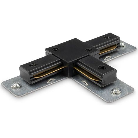 Briloner T-Verbinder Erweiterung Schienensystem 230V 13,5cm T-Form Schwarz - Zubehör Wohnzimmer Esszimmer Küche Büro