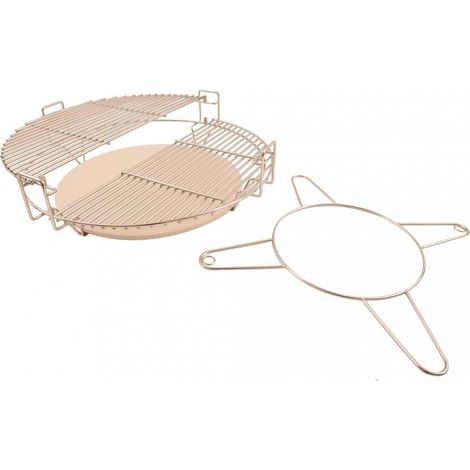 Set de cuisson Divide & Conquer pour Kamado avec Grille de 46cm dont Kamal