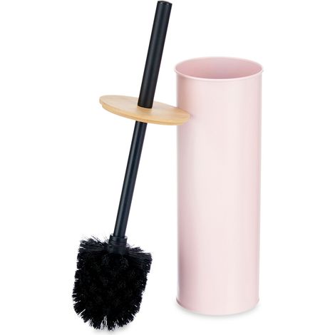 Brosse de toilette avec pot en forme de rose (1/3)