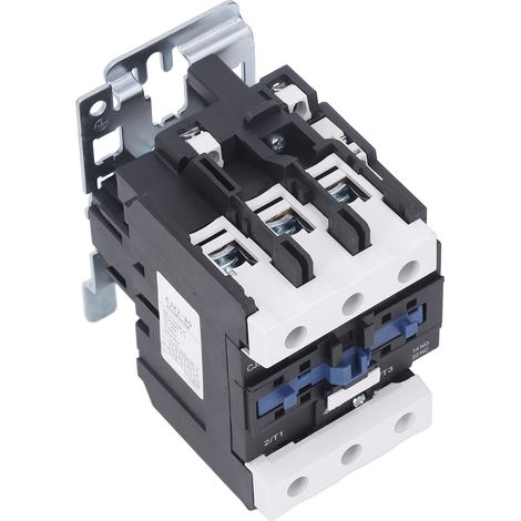 Contacteur électrique 80 A, boîtier en ABS ignifugé, contacts en alliage d'argent, pour applications industrielles 380 V CA. (1/5)