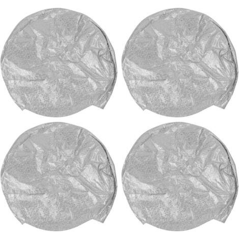 Eosnow 4 Stück Reifenabdeckung, wasserdichter Aluminiumfilm, Anti-UV-Reifenschutz für PKW, LKW, SUV, Wohnmobile (für 2325-Zoll-Reifen) (1/4)