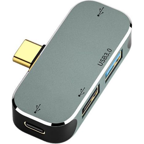 4-Port-USB-C-Hub (USB 3.0/2.0-Splitter) für Laptops und Notebooks (1/4)