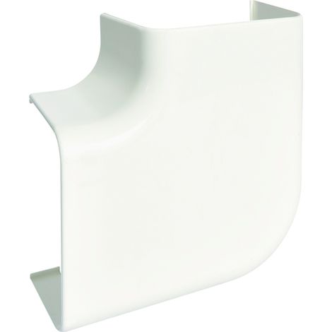 Angle plat p CLM75125 p 75mm h 125mm IK08-IK10 PVC rigide RAL9010 blanc paloma (CLM751255)