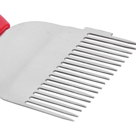Fourche à désoperculer les abeilles en acier inoxydable à 18 dents, outil apicole avec manche en plastique (1/5)