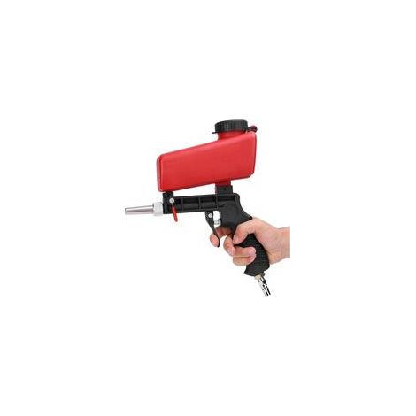 Sableuse pneumatique portable – Pistolet à sableuse professionnel – Débit max élevé – Pour enlever peinture et rouille – Conception ergonomique (1/5)