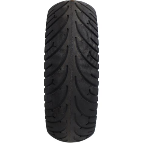 10-inch electric scooter with 10x3.0 solid polyurethane tires, 10-inch puncture-proof tire. (1/4)
