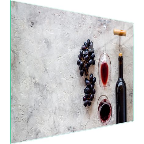 TAGLIERE IN VETRO 52x30 VINO (1/5)