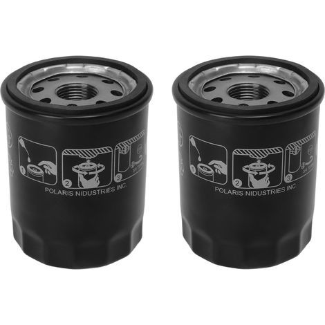 Filtro de aceite de 2 piezas 2540086, cilíndrico de acero, repuesto para RANGER 1000XP PS CREW R01 2019. (1/5)