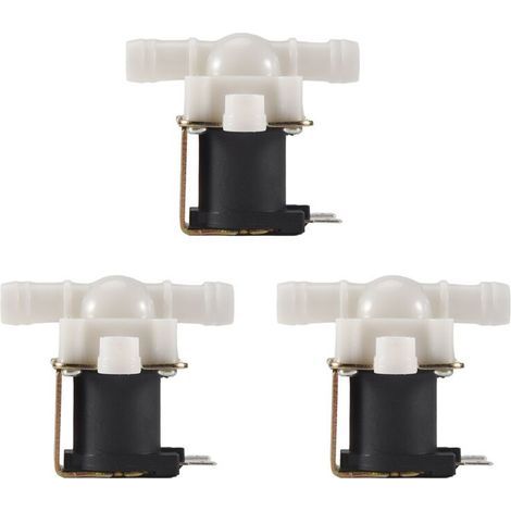 Convient pour trois électrovannes de vidange non pressurisées de 12 mm (3/8 pouce) et 12 V. (1/4)