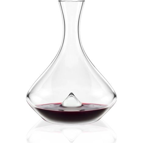 Carafe à Vin 375 ml – Décanteur en Cristal Soufflé – Aération Optimale des Vins Rouges – Résistant, Passe au Lave-Vaisselle, Fabrication Allemande (1/5)