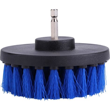 3 Brosse de nettoyage, embout 6,35 mm, poils polypropylène, pour salle de bain, carrelage (1/5)