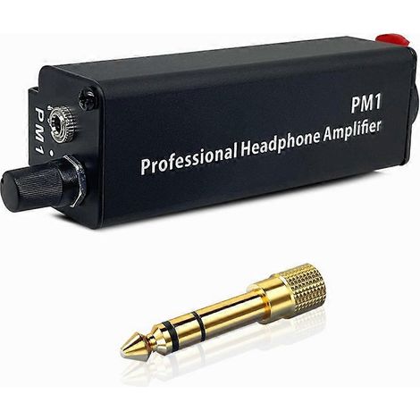 XLR-auf-3,5-mm-Kopfhörerverstärker-Konverter, Mini-Audio-Interface, tragbarer Hi-Fi-Kopfhörerverstärker mit Clip-Halterung (1/5)