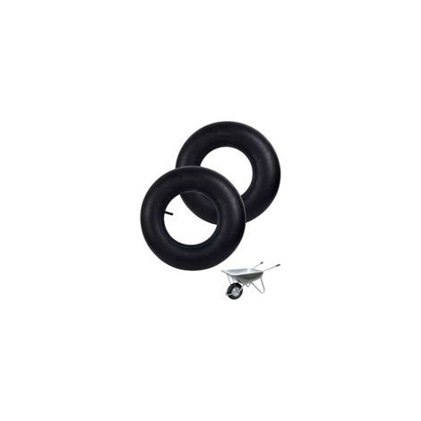 2 Pcs Chambre à Air 4.80/4.00-8 Chambre à Air Brouette 4.00-8 TR13 Chambre de Rechange 480/400-8 pour brouette Chariot de Jardin Camion à Main (1/4)