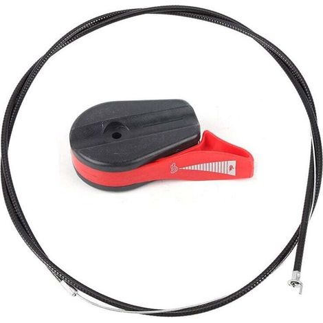 Câble d'accélérateur pour tondeuse à gazon GXV160 avec levier de commande, rouge- (1/4)