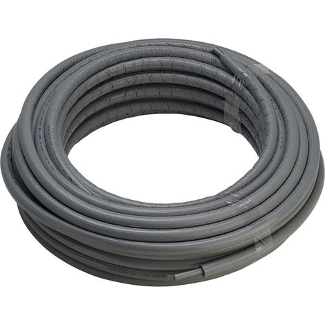Viega Rohr Raxofix 5302.6 mit 6mm Dämmung in 16x2,2mm Kunststoff grau (1/2)