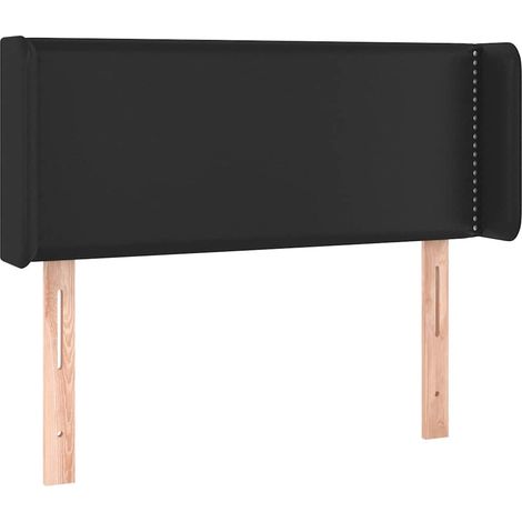 Cabecero de cuero sintético negro 83x16x78/88 cm vidaXL (1/5)