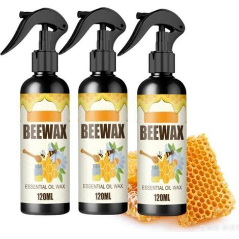 Cire D'abeille - Spray Pour Entretien Meubles Et Sols - Protection Et Rénovation Surface Bois - 500 Ml (1/5)