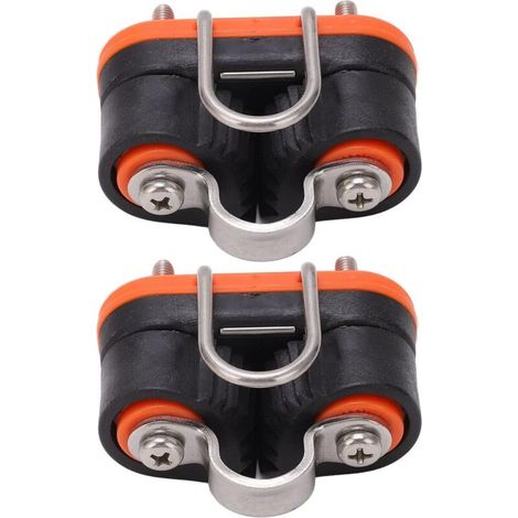 Lntyq Taquet Coinceur pour Voiliers, Conception Robuste Taquet Coinceur à Entrée Rapide avec Anneau de Guidage pour Cordage de 3‑12 Mm (1/5)