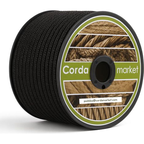Corde Anti-Incendie, Unisexe pour Adulte, Mixte Adulte, Noir, 25 (1/5)