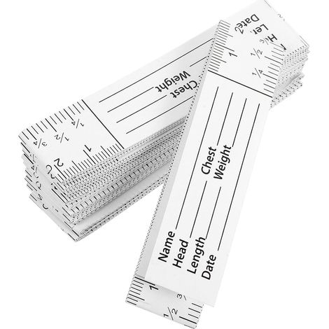 Mètre ruban en papier 10 pièces 1,5m, pour couture et classe (1/5)