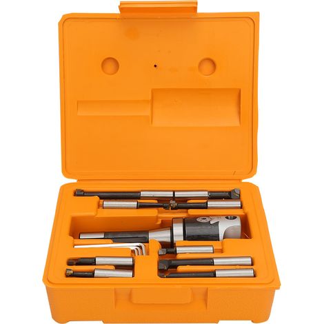 Barre d'alésage R8 anglaise en acier au carbone, 13 pièces, processus de tour CNC F1 0.001 ''7/16-20UNF, ensemble (1/5)
