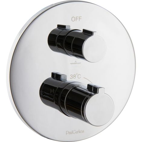 PaulGurkes 2-Wege Unterputz Thermostat Armatur für Grundkörper PGBASIC (1/3)