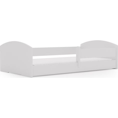 Letto Montessori per bambini LEO 160x80 - letto basso con materasso e ringhiera