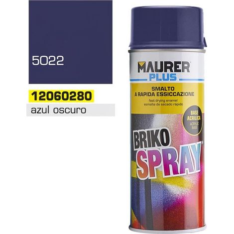 MAURER spray pintura azul oscuro noche 400 ml. , Spray azul oscuro noche.- Capacidad: 400 ml.- RAL: 5022.- Esmalte acrílico de usos profesionales.- Excelent (1/3)